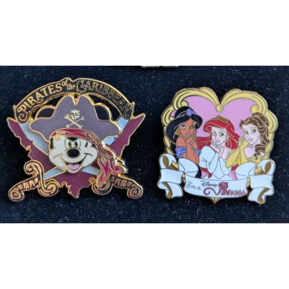 Disney Pirates of the Caribbean I'm A Disney PINcess Collectible Pins Mickey Bac - Picture 10 of 16